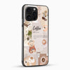 Coffee Vibes Aesthetic Glass Mobile Cover - Cover Stall
