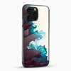 Mystic Wave Art Glass Back Cover - Cover Stall