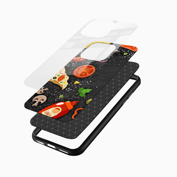 Pizza Lovers Glass Phone Case - Cover Stall