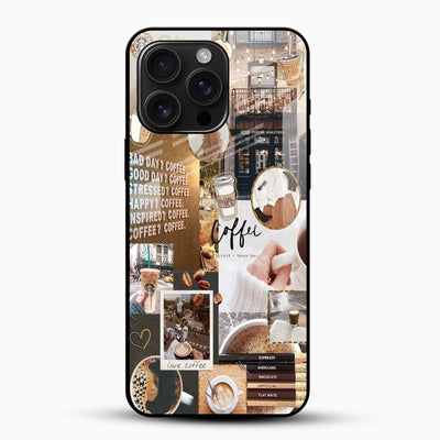 Love Coffee Glass Phone Case