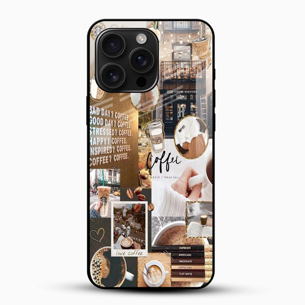 Love Coffee Glass Phone Case - Cover Stall