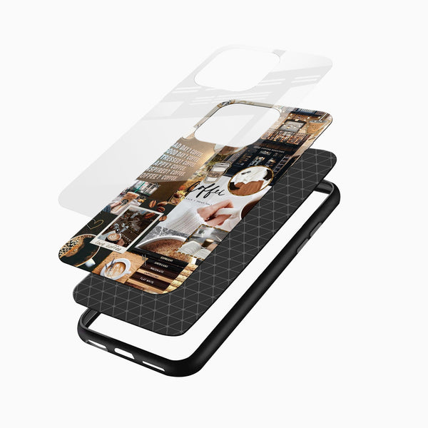 Love Coffee Glass Phone Case - Cover Stall