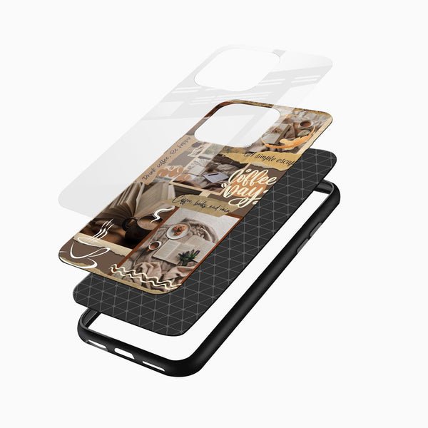 Coffee Day Glass Mobile Cover - Cover Stall