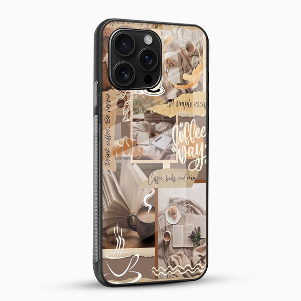 Coffee Day Glass Mobile Cover - Cover Stall