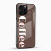 Coffee Vibes Glass Mobile Cover - Cover Stall