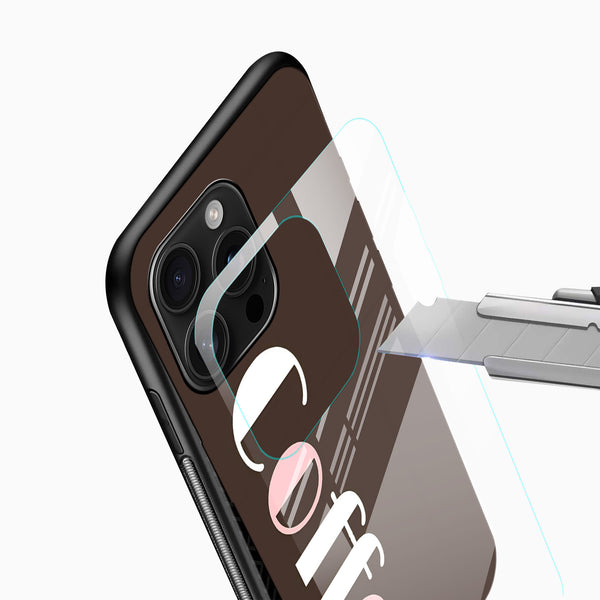 Coffee Vibes Glass Mobile Cover - Cover Stall