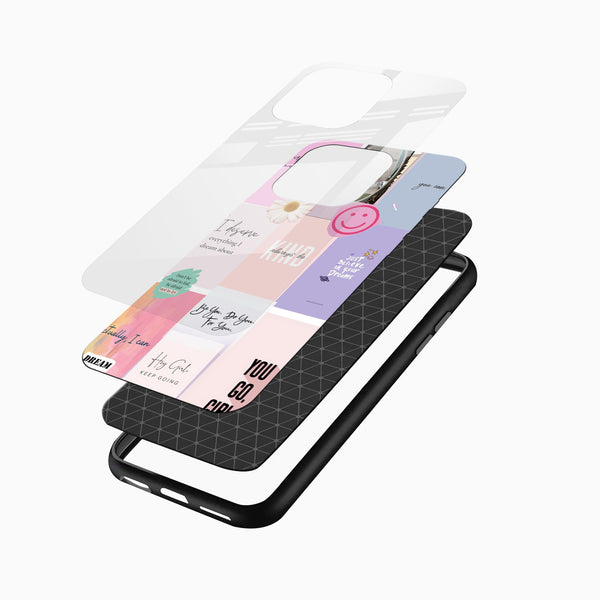 Cute Girlish Glass Mobile Case - Cover Stall
