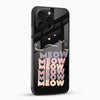 Meow Cat Glass Mobile Cover - Cover Stall