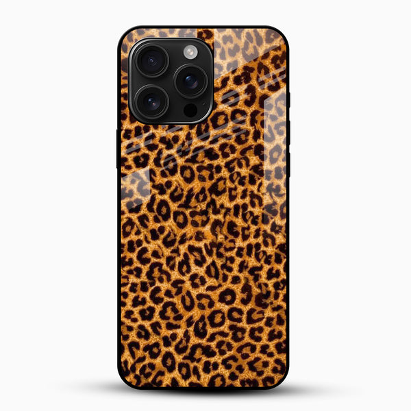 Leopard Print Glass Mobile Case - Cover Stall