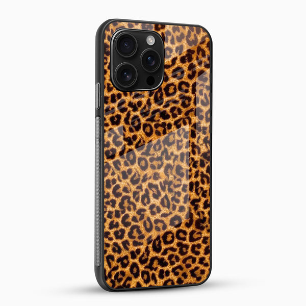 Leopard Print Glass Mobile Case - Cover Stall