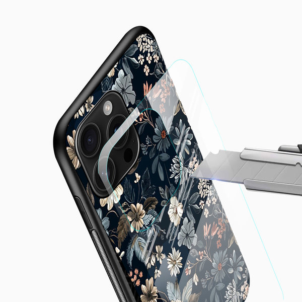 Floral Glass Mobile Case - Cover Stall