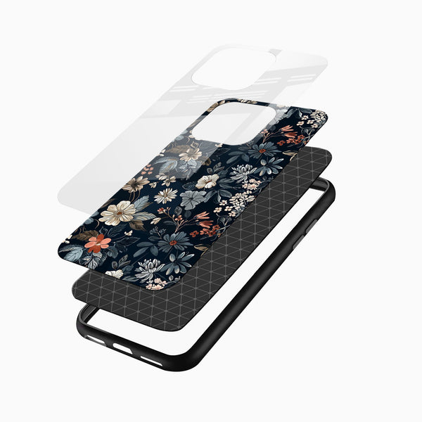 Floral Glass Mobile Case - Cover Stall