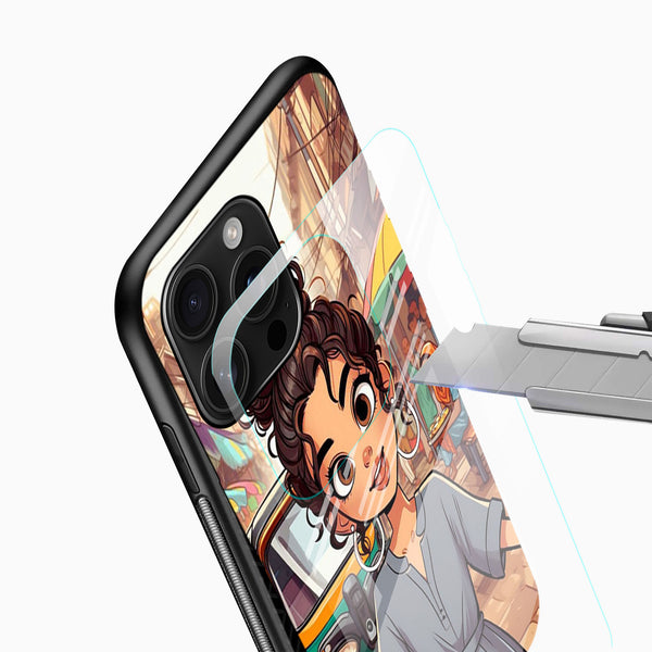 Cute Indian Girl Illustration Phone Case - Cover Stall