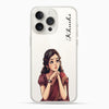 Traditional Girl Silicon Mobile Cover - Cover Stall
