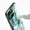 Emerald Mist Marble Glass Phone Cover - Cover Stall