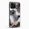 Black Marble Gold Vein Glass Phone Case - Cover Stall