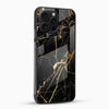 Luxury Black Marble Glass Phone Case - Cover Stall