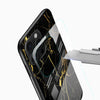 Luxury Black Marble Glass Phone Case - Cover Stall