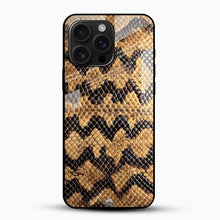 Snake Skin Texture Glass Mobile Cover