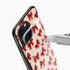 Cute Red Bow Glass Mobile Cover - Cover Stall