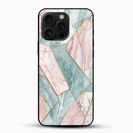 Pastel Marble Glass Phone Case