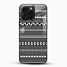Bold Tribal Geometric Glass Phone Case