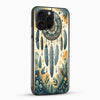 Boho Feather Glass Phone Case - Cover Stall