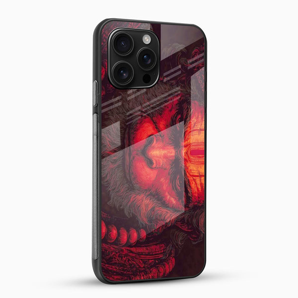 Lord Hanuman Glass Phone Case - Cover Stall