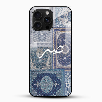 Blue Persian Rug Glass Phone Case