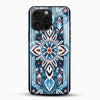 Blue Ethnic Mandala Glass Phone Case - Cover Stall