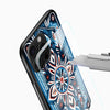 Blue Ethnic Mandala Glass Phone Case - Cover Stall