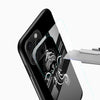Minimal Black Ganesha Glass Mobile Cover - Cover Stall