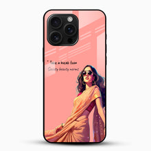 Break the Norms- Empowered Woman Glass Mobile Cover