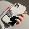 Black & White Panther Silicon Mobile Case - Cover Stall