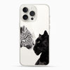 Black & White Panther Silicon Mobile Case - Cover Stall