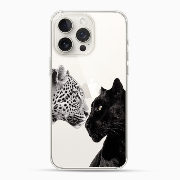 Black & White Panther Silicon Mobile Case - Cover Stall