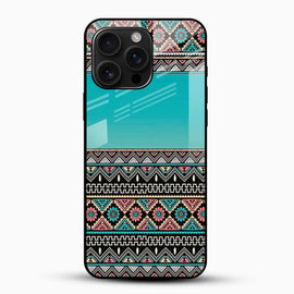 Tribal Geometric Glass Mobile Case