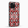 Ajrakh Print Red Glass Phone Case - Cover Stall