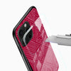 Pink Bandhani Art Glass Phone Case - Cover Stall