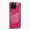 Pink Bandhani Art Glass Phone Case - Cover Stall