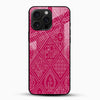 Pink Bandhani Art Glass Phone Case - Cover Stall