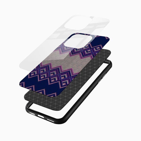 Chevron Knit Pattern Glass Phone Case - Cover Stall