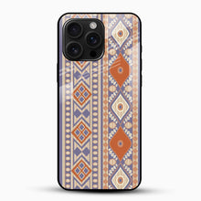 Tribal Art Pattern Glass Phone Case
