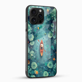 Lotus River Boat Glass Mobile Case