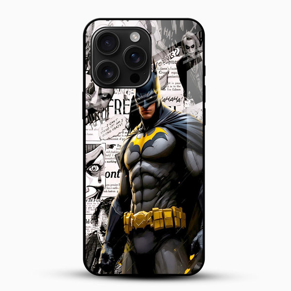 Vigilante Warrior Batman Glass Mobile Case - Cover Stall