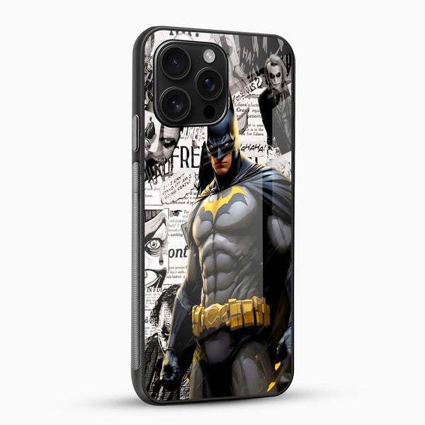 Vigilante Warrior Batman Glass Mobile Case - Cover Stall