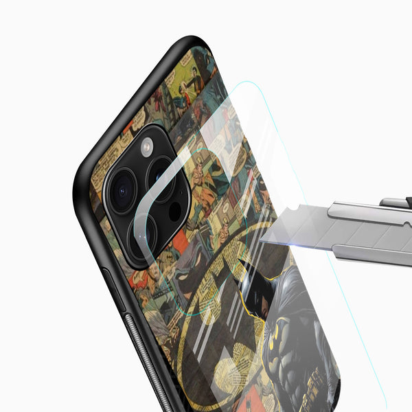 Dark Knight Batman Glass Mobile Case - Cover Stall