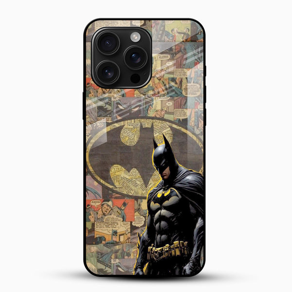 Dark Knight Batman Glass Mobile Case - Cover Stall