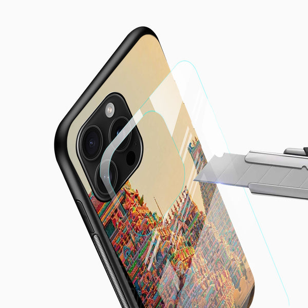 Meenakshi Amman Temple Glass Phone Case - Cover Stall