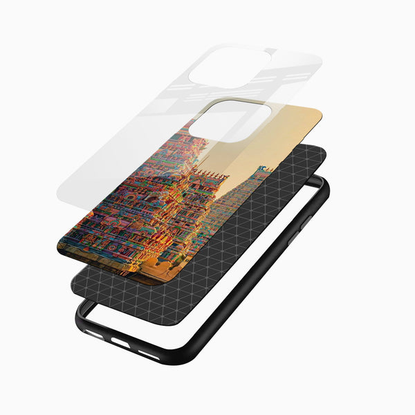 Meenakshi Amman Temple Glass Phone Case - Cover Stall